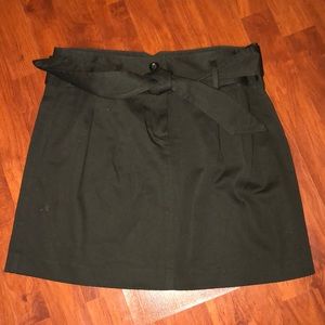Brown Sash Skirt